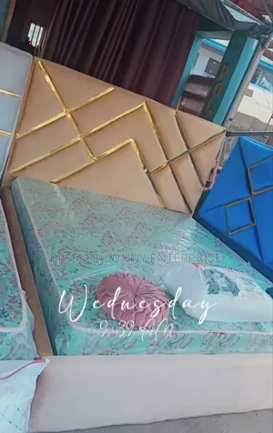 6x6ft Bed Frame and Mattress