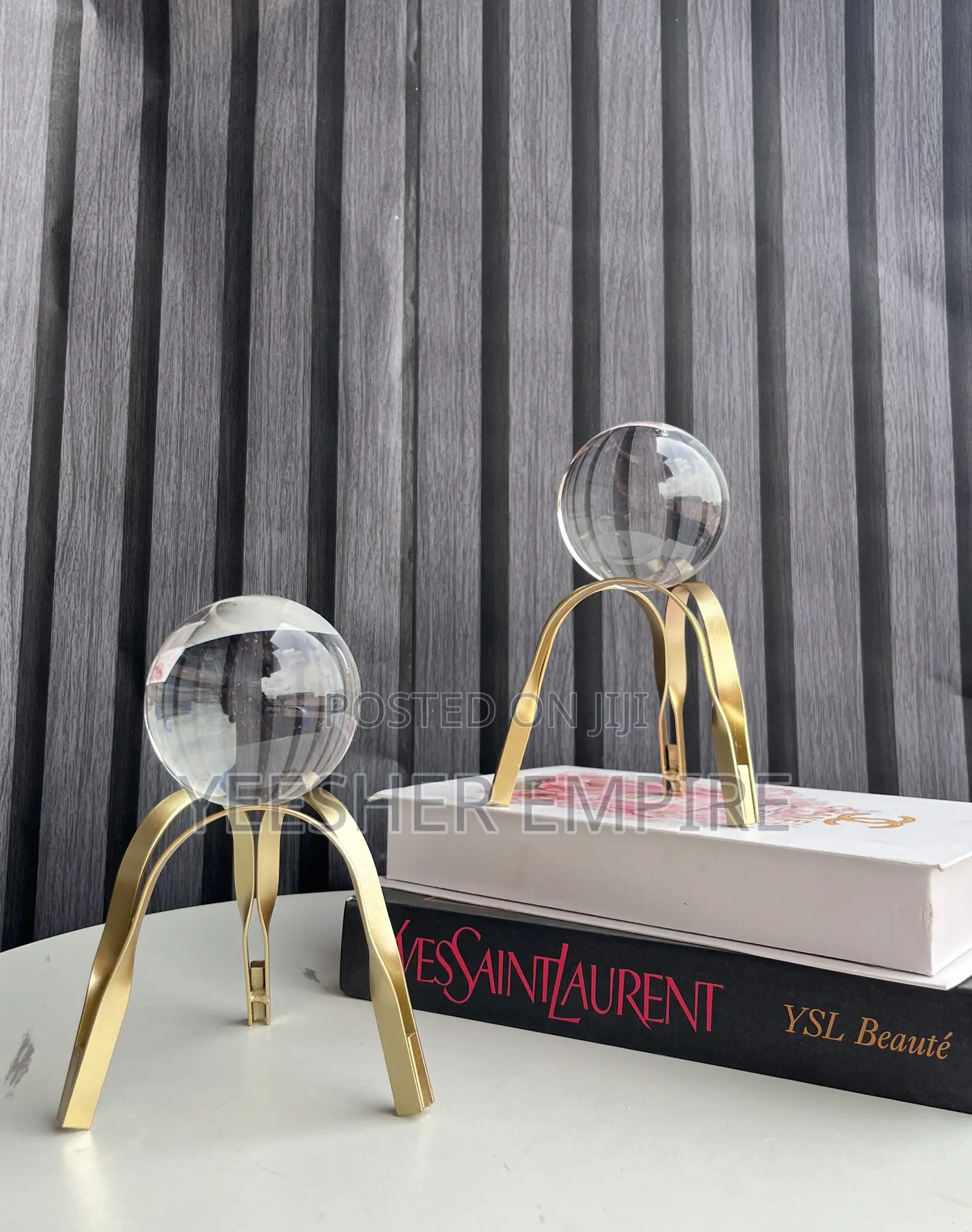 Tripod Figurine With Globe