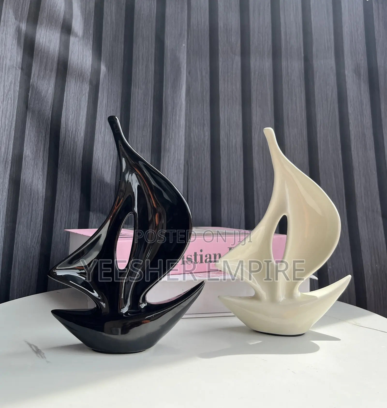 Ceramic Ship Decor