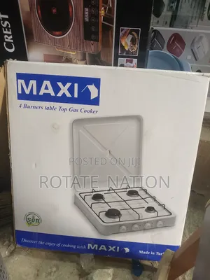 Maxi 4 Burners Table Top Gas Cooker
