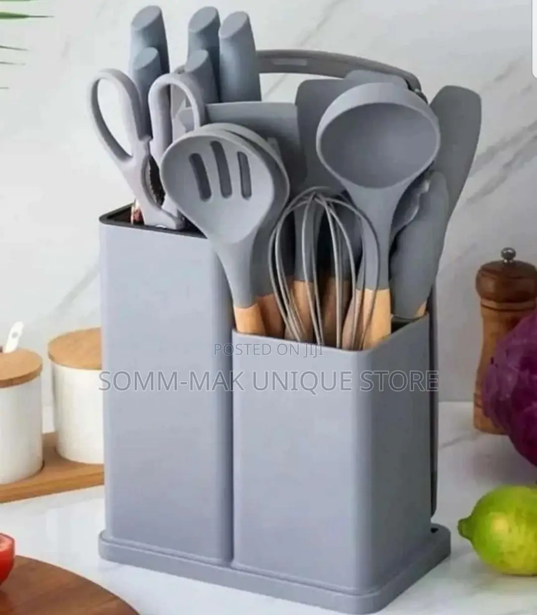 Silicon Non-Stick Cooking Spoon Set