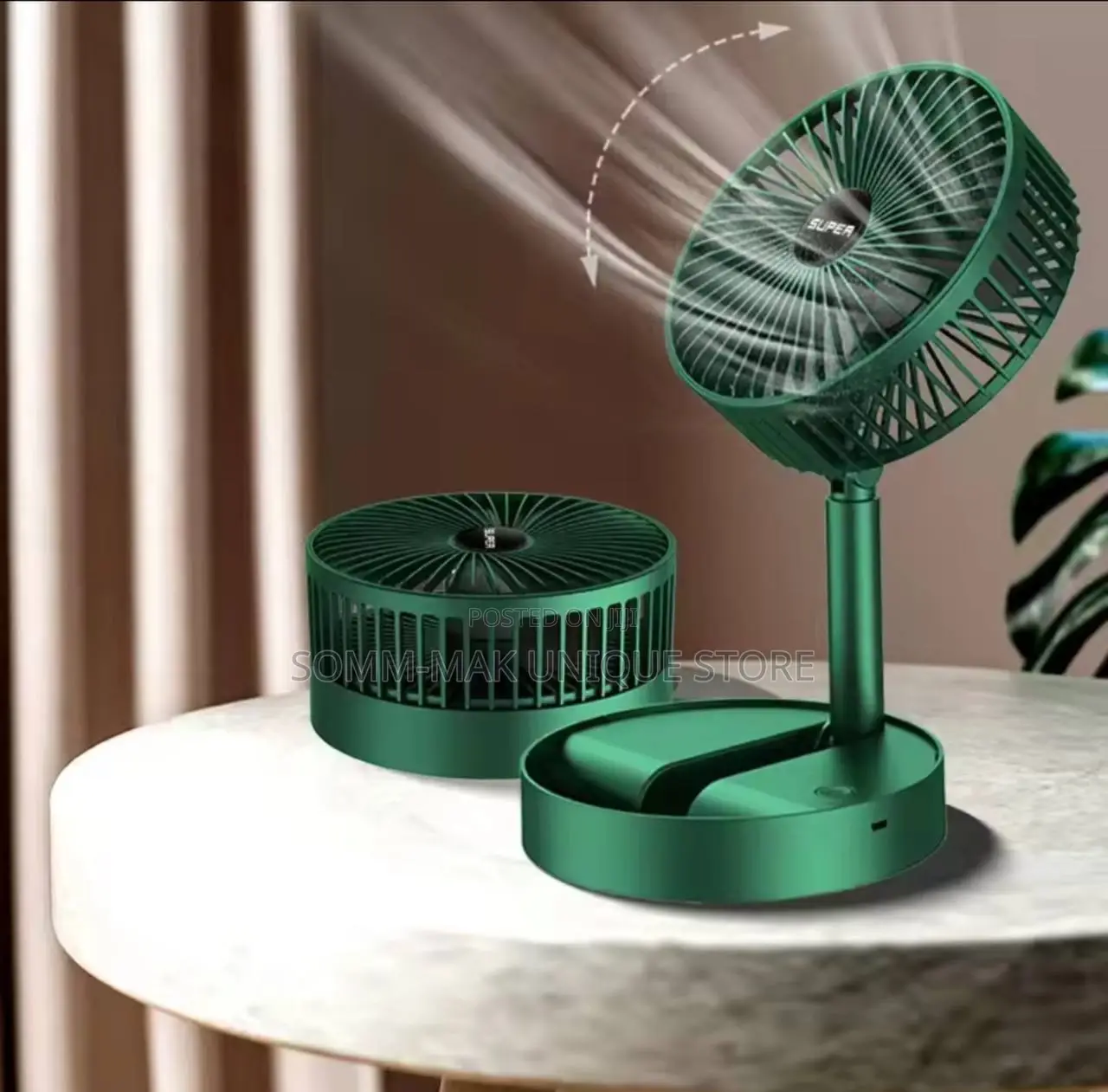 Portable Usb Electric Foldable Fan With Phone