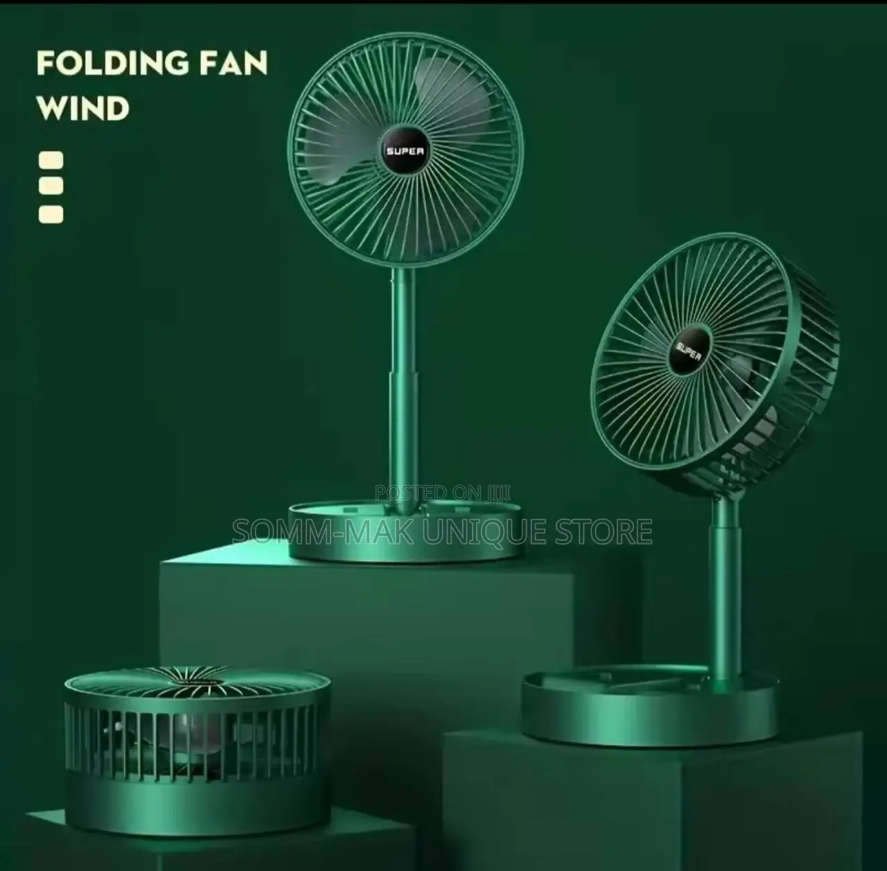 Portable Usb Electric Foldable Fan With Phone