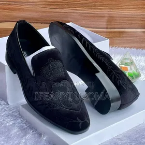 Exclusive Black Suede Luxury Shoe