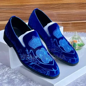 Exclusive Blue Suede Luxury Shoe