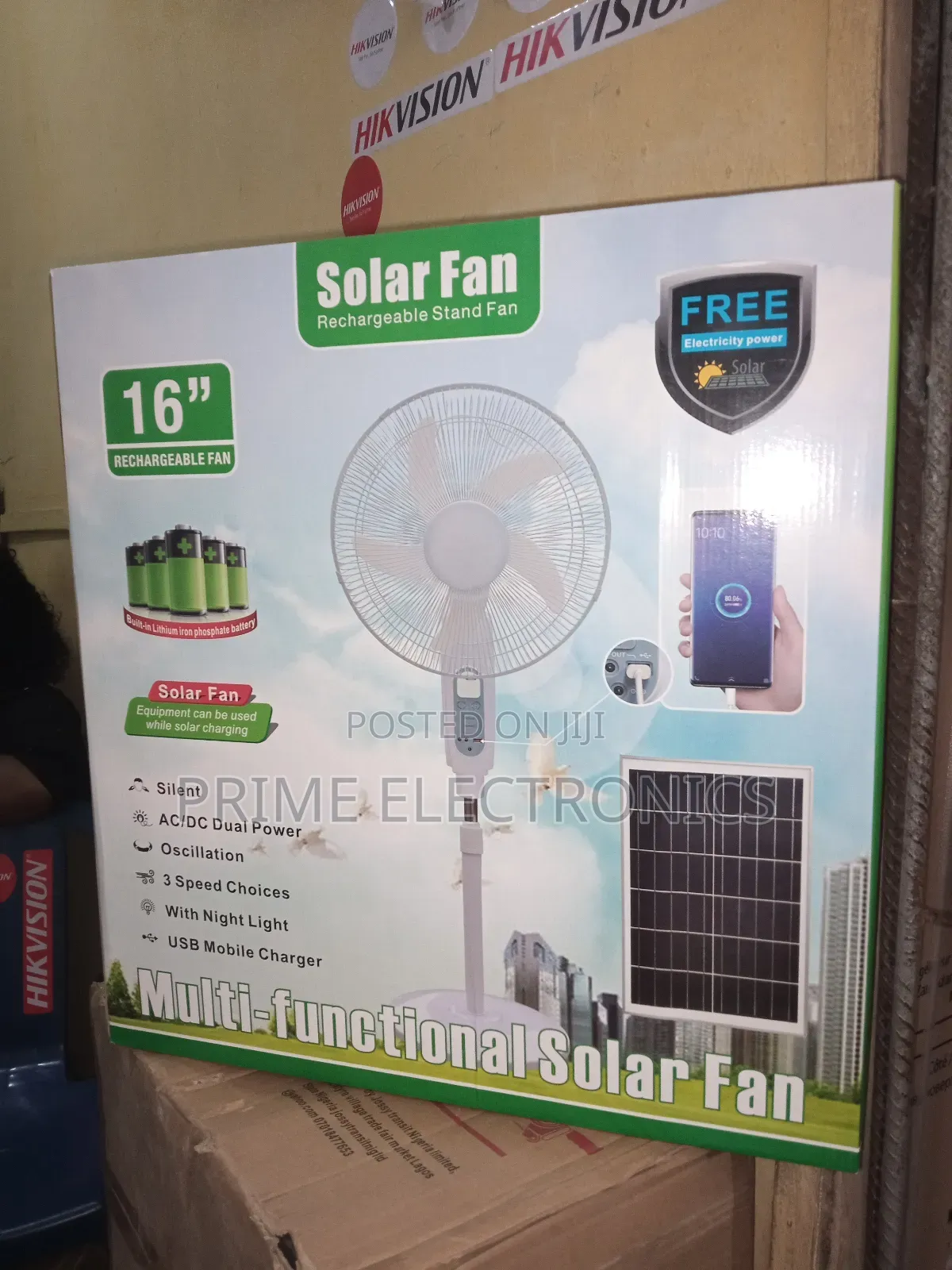 Solar Fan 16"