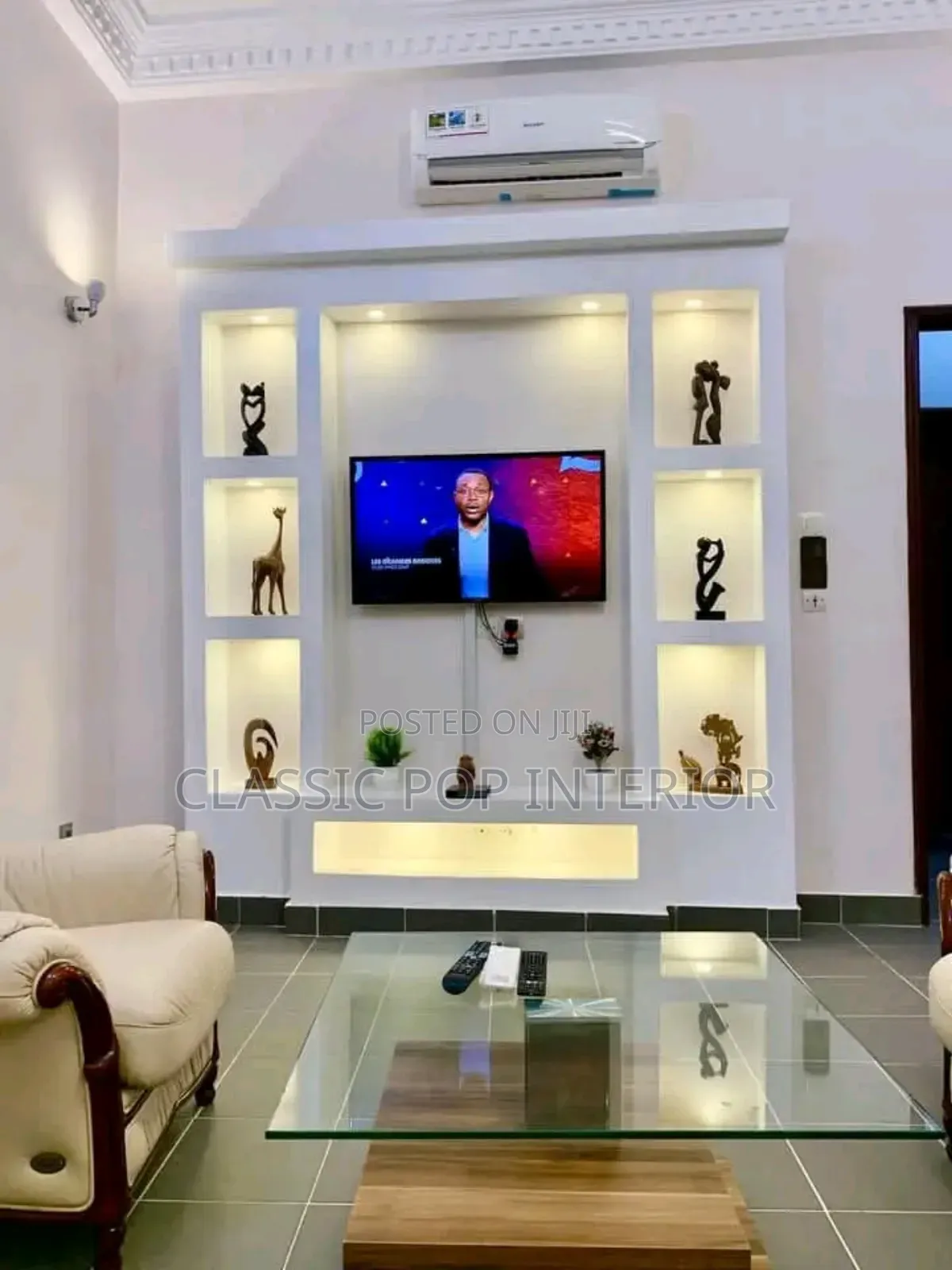 Plasterboard Tv Stand Design