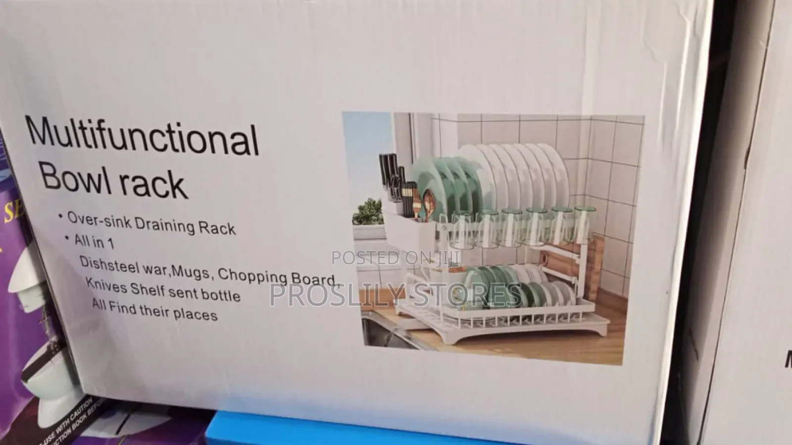 Storage Rack 2 Tier Dish Bowl Drainer Dish Drying Rack