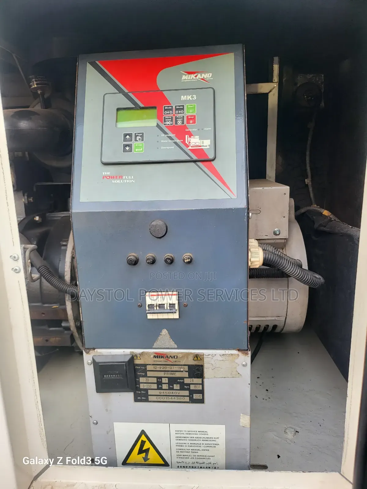 Semi-New 20kva Mikano Generator