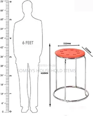 Iron Plastic Stool / Bar Stool