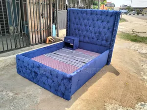 Photo - Portable Bedframe of 4by6 Bkue Colour