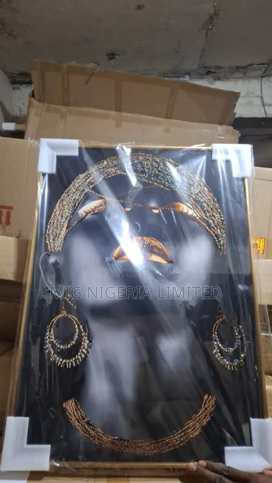Wall Frame Deco Crystal Design Horses Frame 50cmx70cm