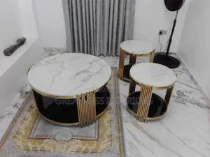 Quality Imported Center Table With Side Stool