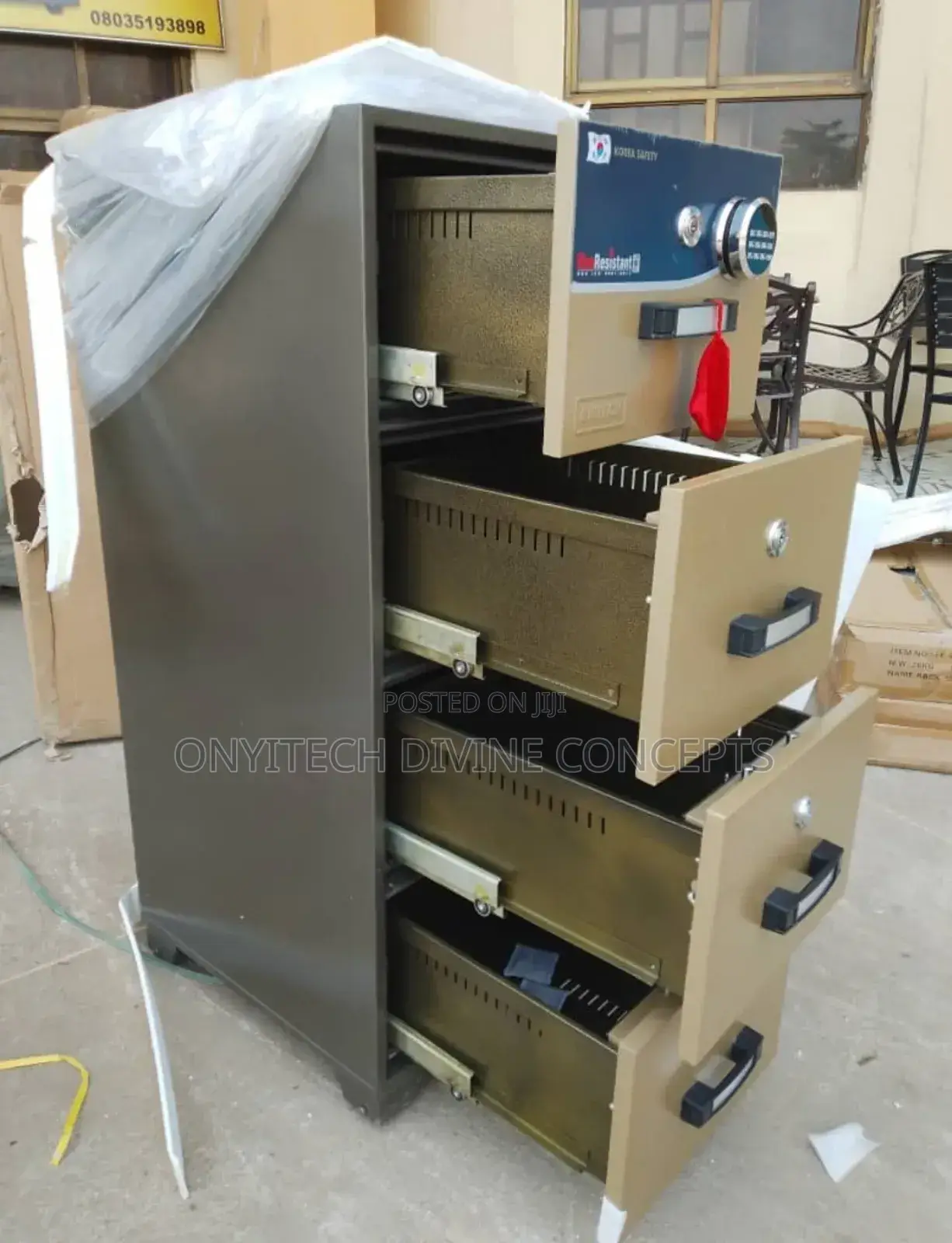 4 Drawers Fire Resistant Safe