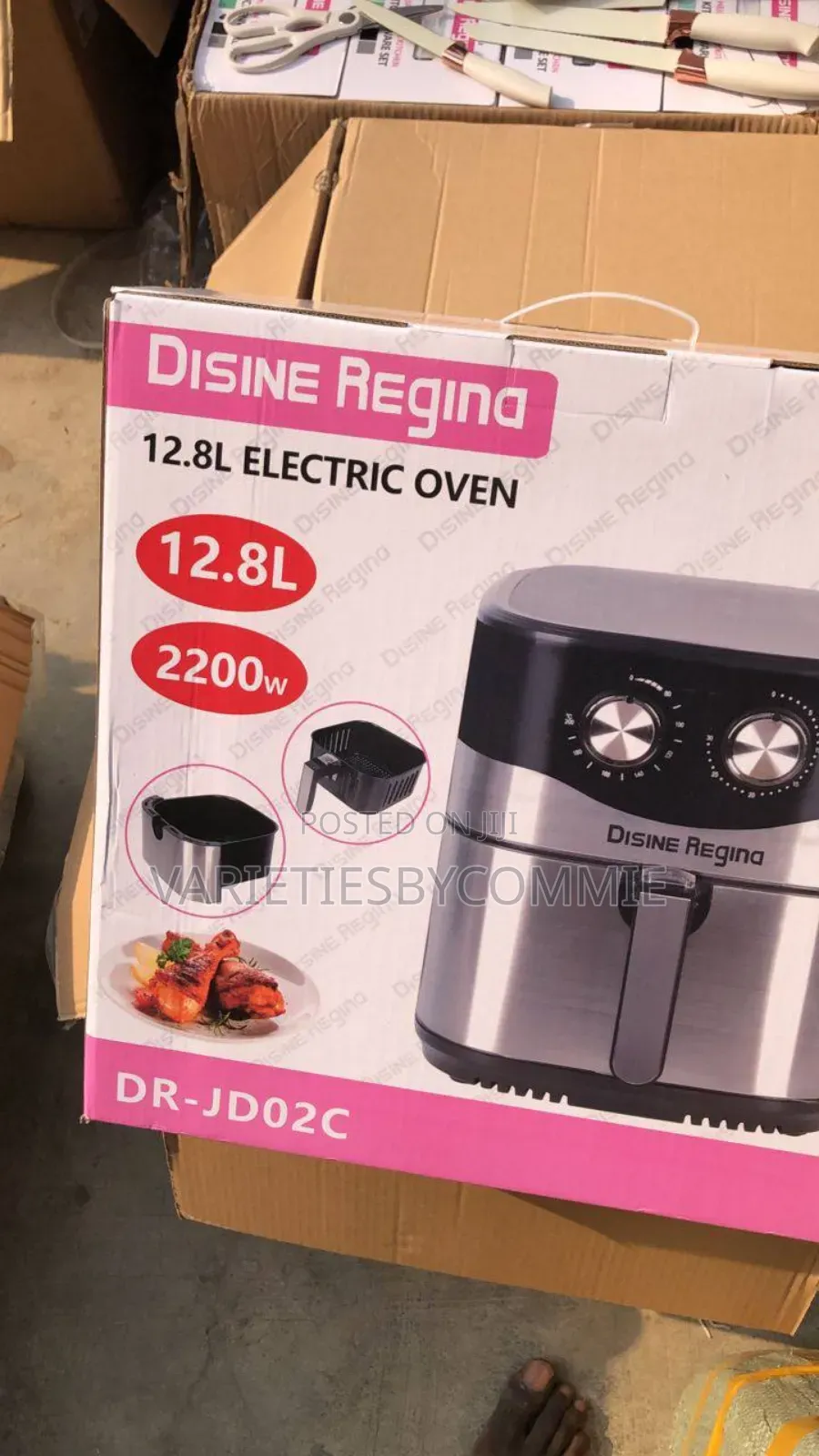 Desnie Regina 12.8l Electric Smart Air Fryer/Oven (2200w)