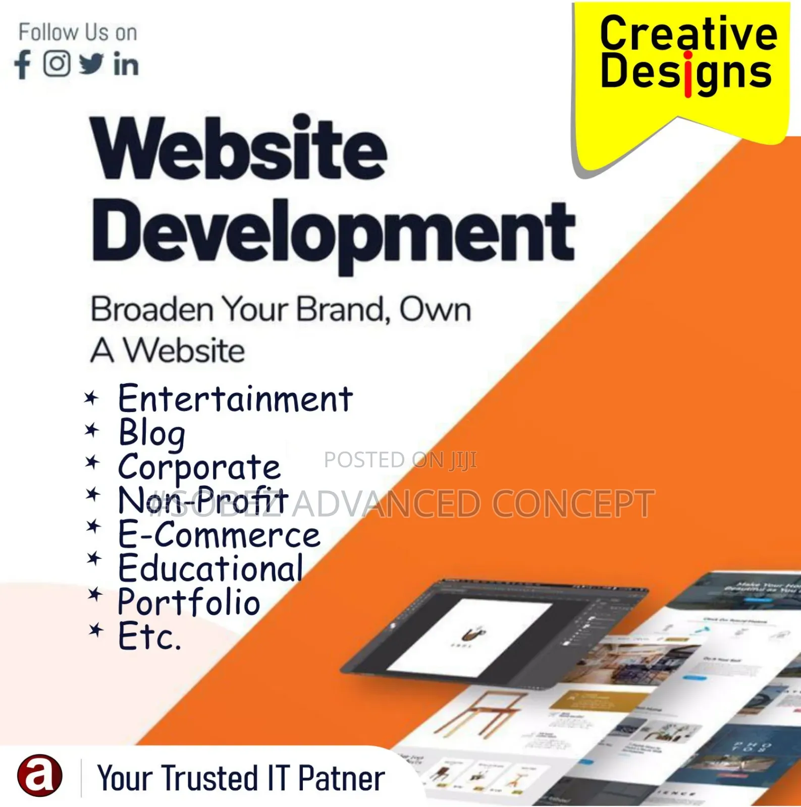 We Site Design With Training Portal