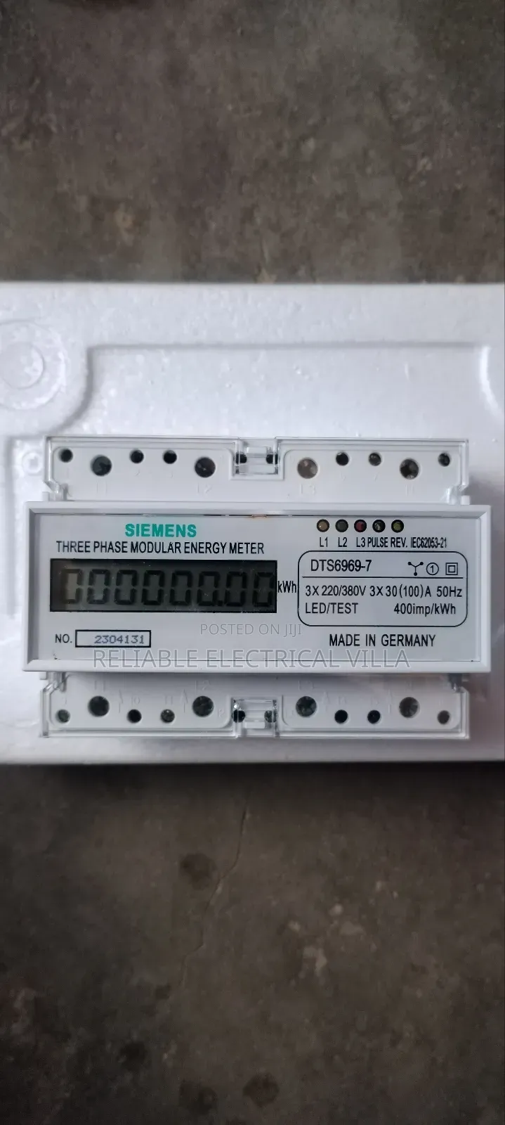 3 Phase Prepaid Meter Reader