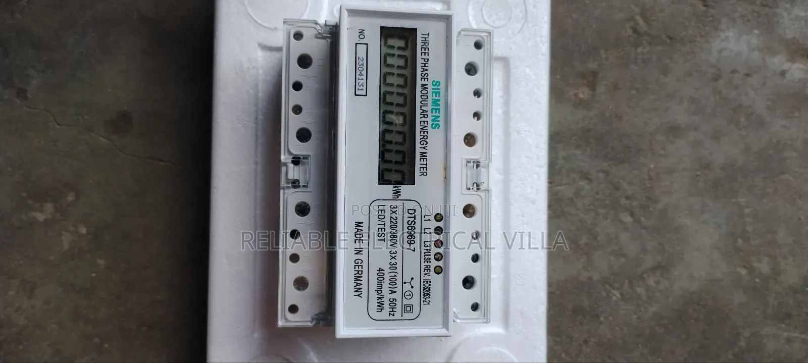 3 Phase Prepaid Meter Reader