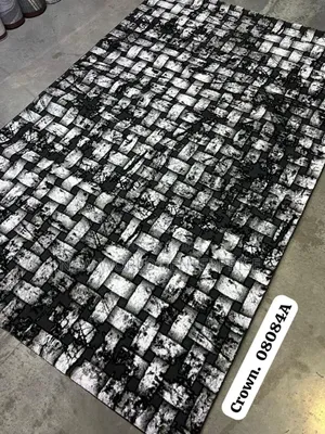 10by13 Feets Modern Turkish Black Centre Rug