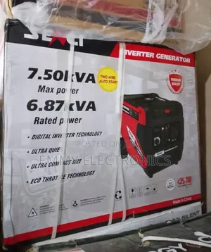 《》Senci (7.5kva)Inverter Soundproof Petrol Gen Low Fuel Cons