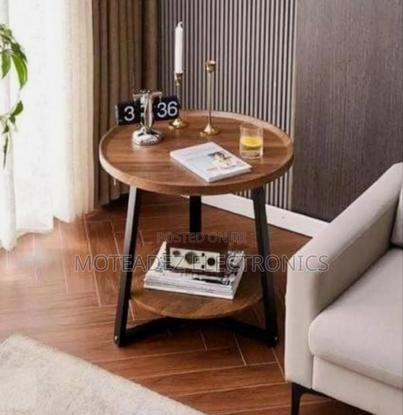 Creative 2 Steps Nordic Modern Side Stool With Strong Base