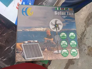 Holy Grace 16" Inches Solar Standing Fan.