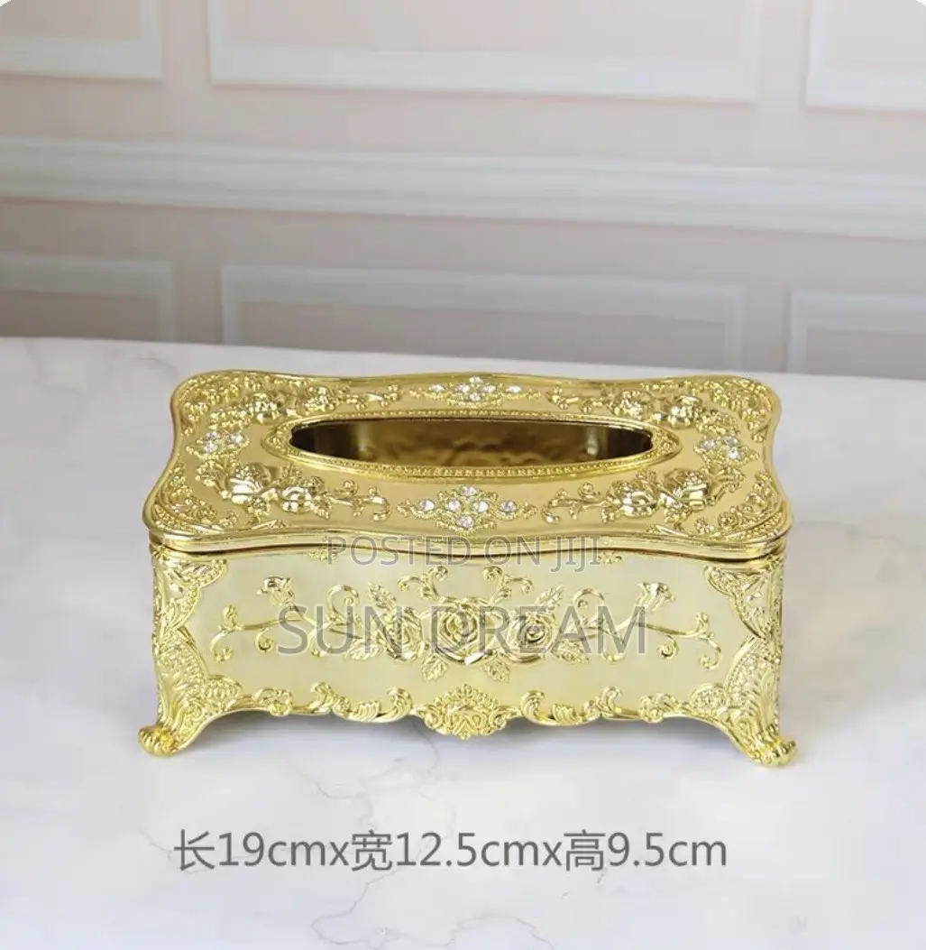 European Luxury Storage Box Tissue Box Container