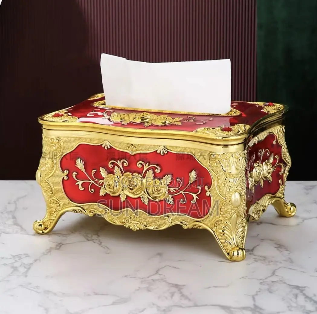 European Luxury Storage Box Tissue Box Container