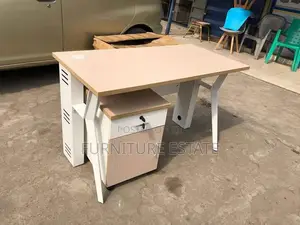 Modern Office Desk With Mobile Drawer
