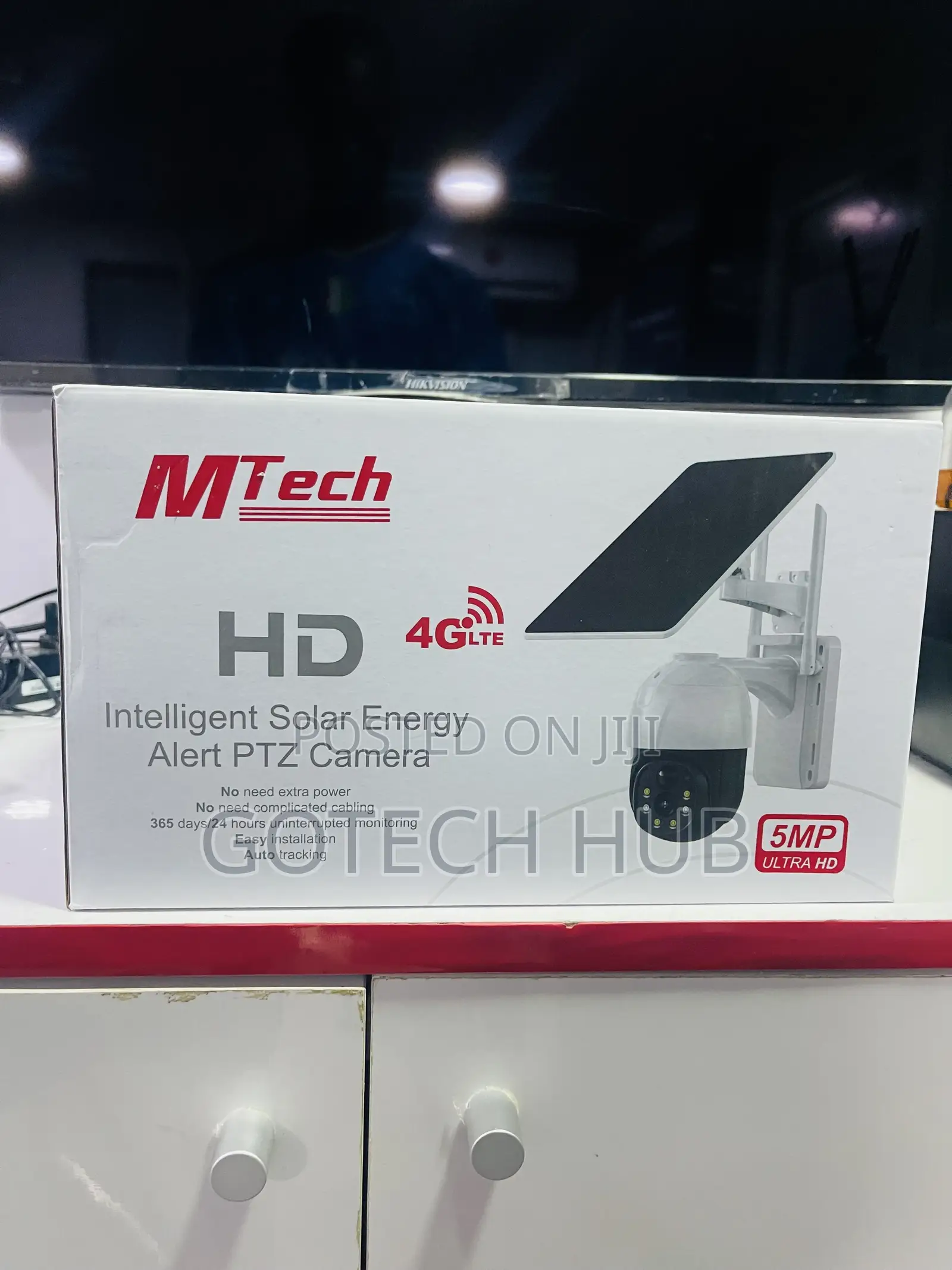 Solar PTZ 4g V380 Camera