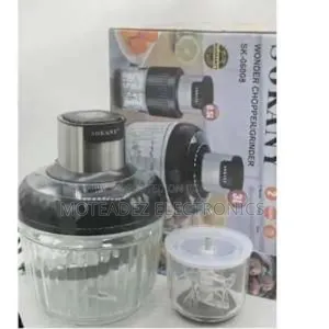 Sokany 2in1 (3 Litre) 800w Electric Food Chopper And Grinder