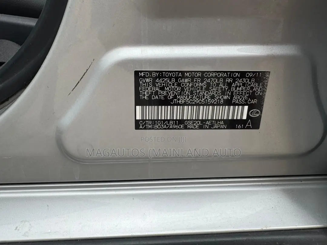 Lexus IS 250 AWD Automatic 2012 Silver