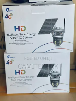 V380 Pro 4g Dual Lens PTZ Solar Security Camera