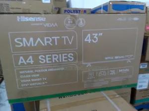 Hisense 43" Smart Tv Ultra-Slim Design Brilliant Colors