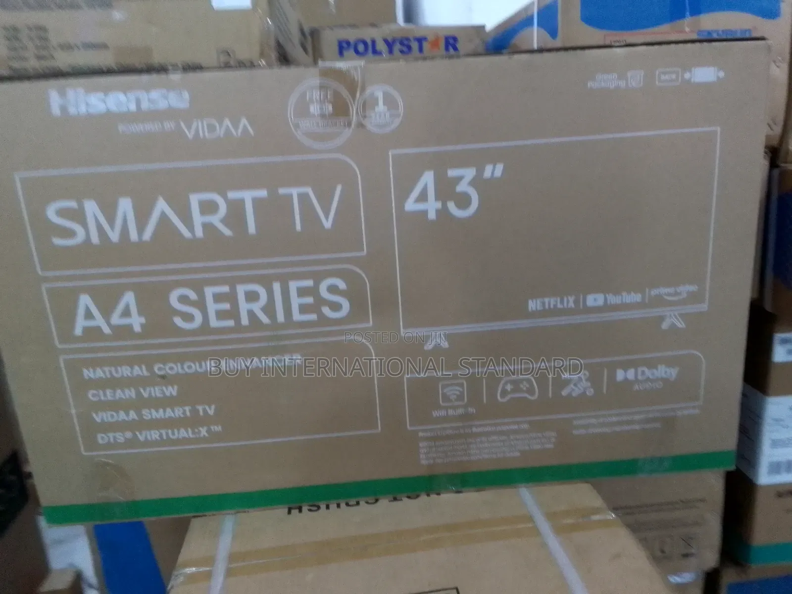 Hisense 43" Smart Tv | Vibrant Display Smart Connectivity