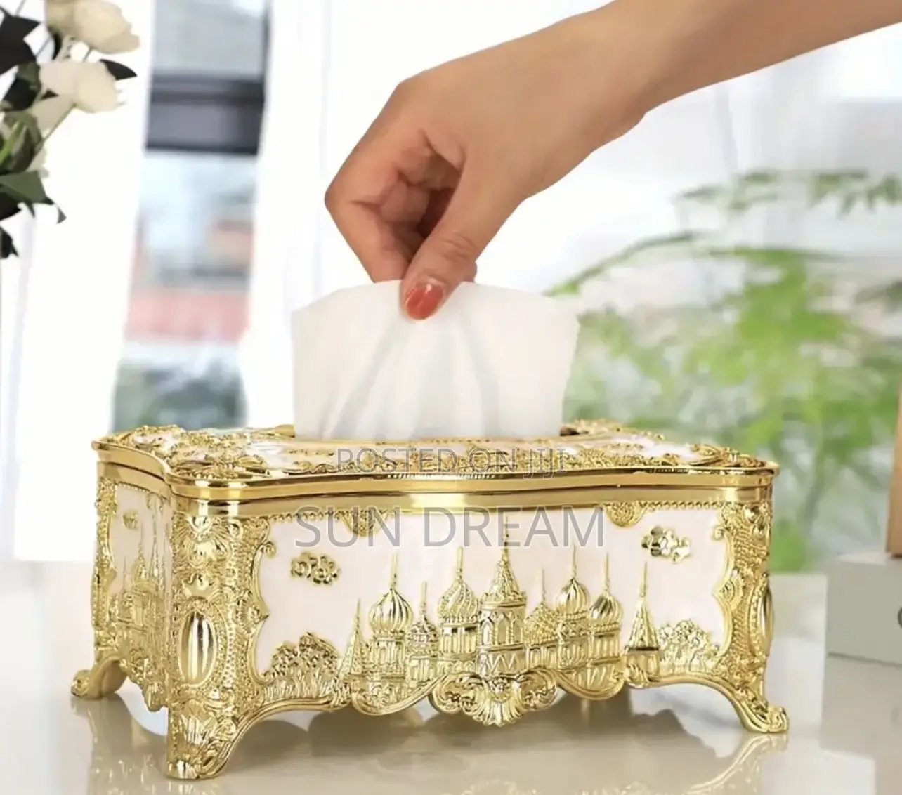 European Luxury Storage Box Tissue Box Container