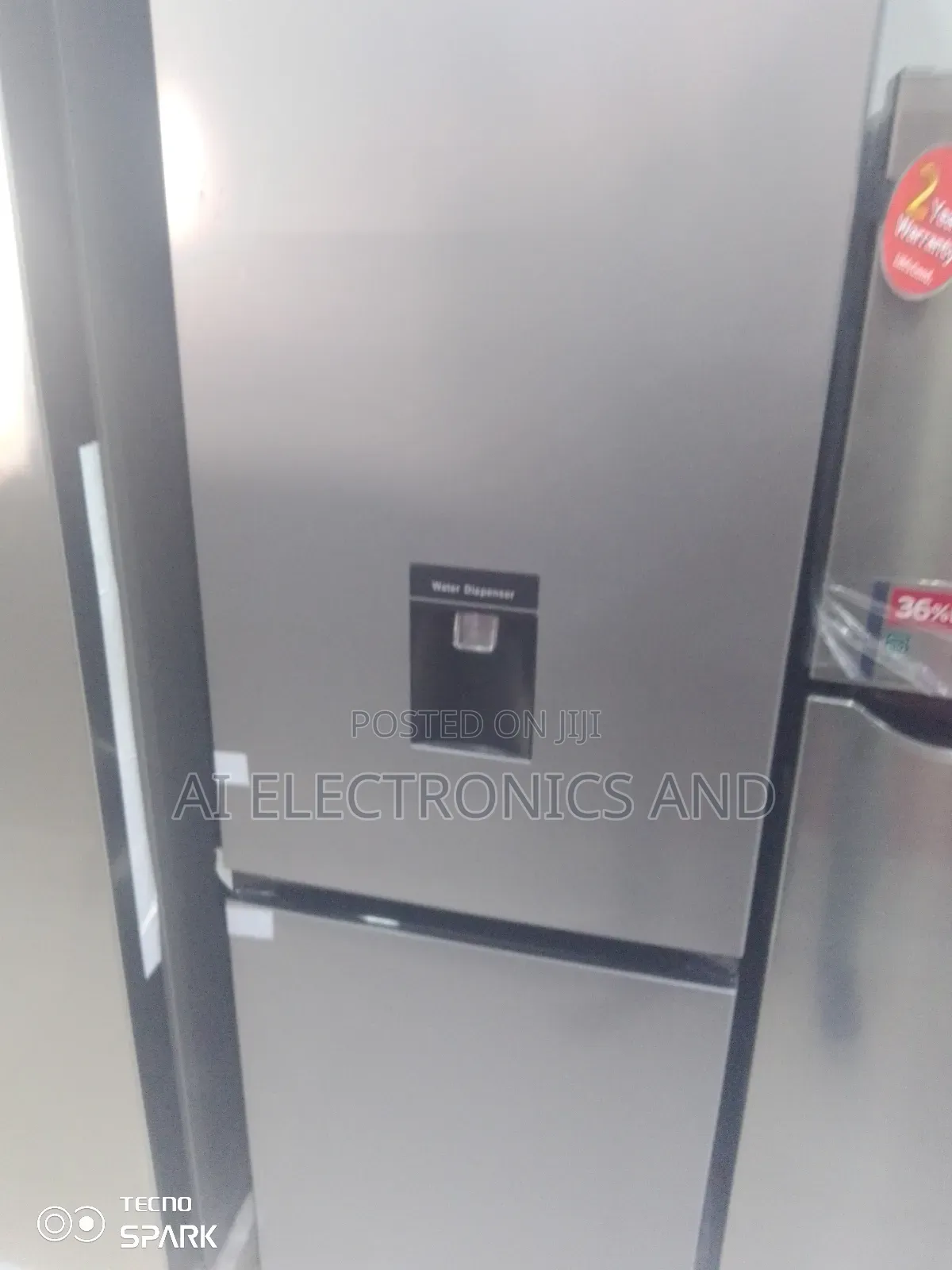 Hisense Refrigerator Down Freezer With Water Dispenser