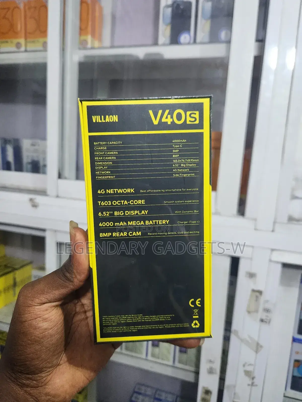 New Villaon V40s 32 GB Black