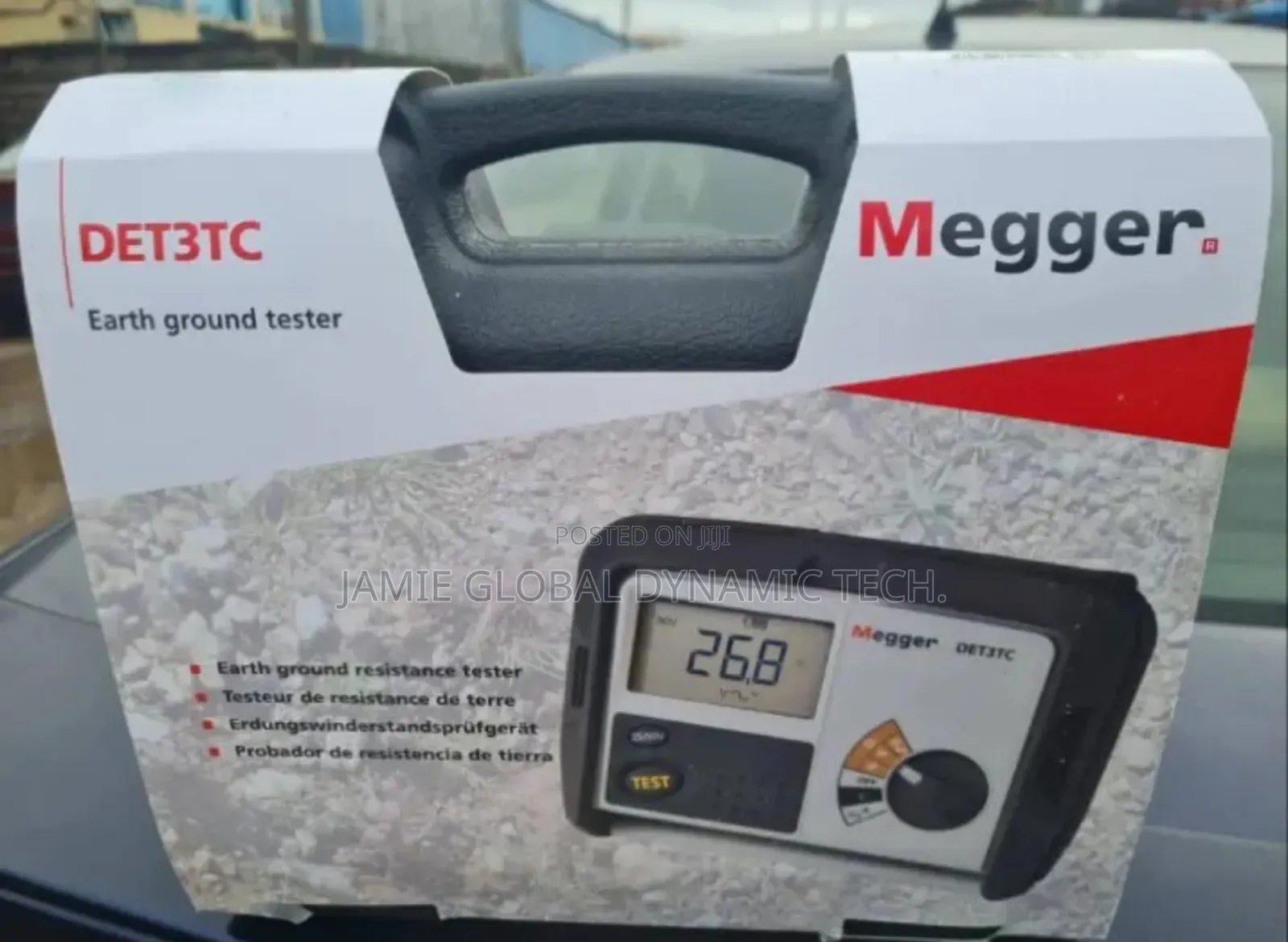 Megger Earth Ground Tester Det3tc