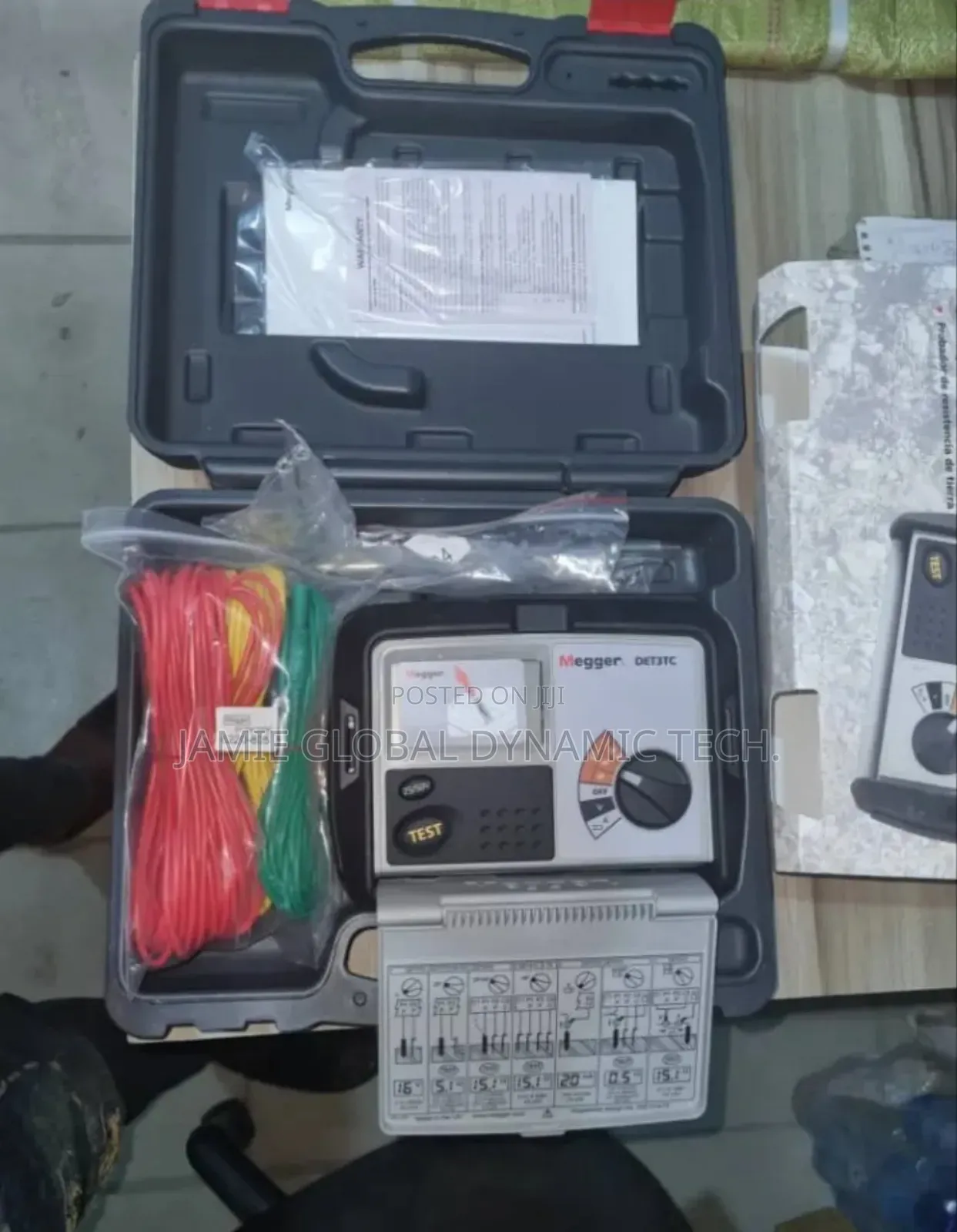 Megger Earth Ground Tester Det3tc