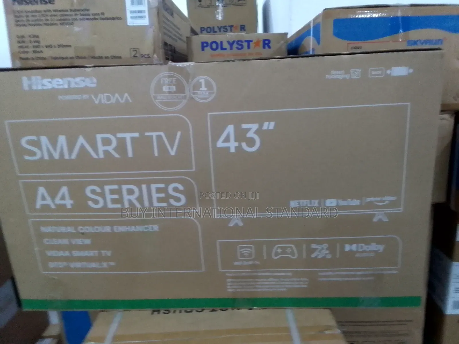 Hisense 43" Smart Tv | Hdmi, Usb, Bluetooth
