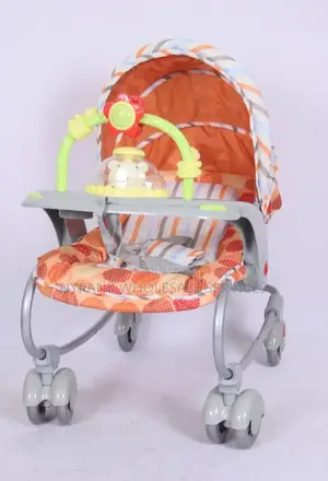 Stroller, Rocker and Carrier and Also Used as Feeding Chair