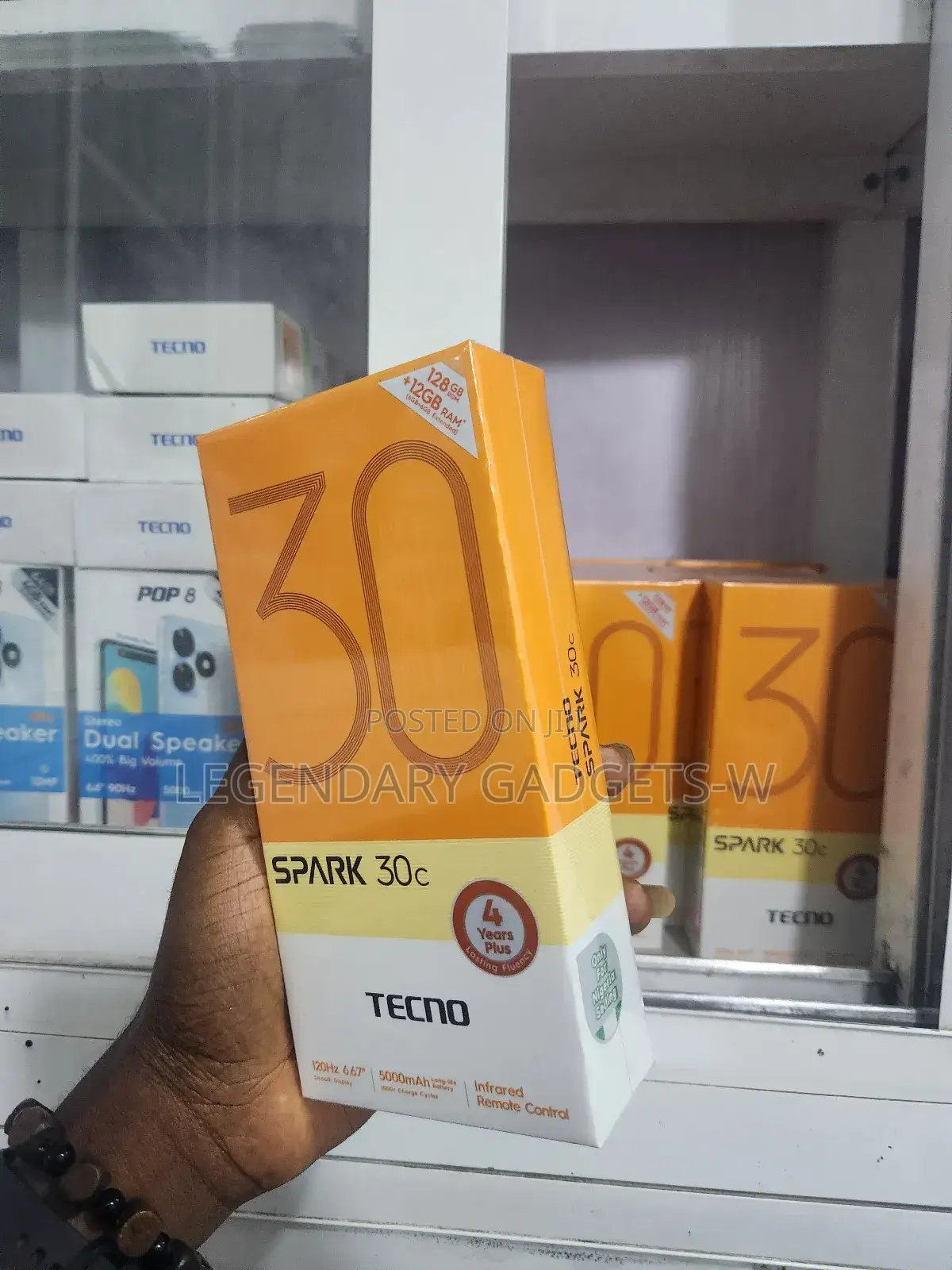 New Tecno Spark 30C 128 GB Black