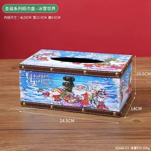 Quality Christmas Storage Box Tissue Box