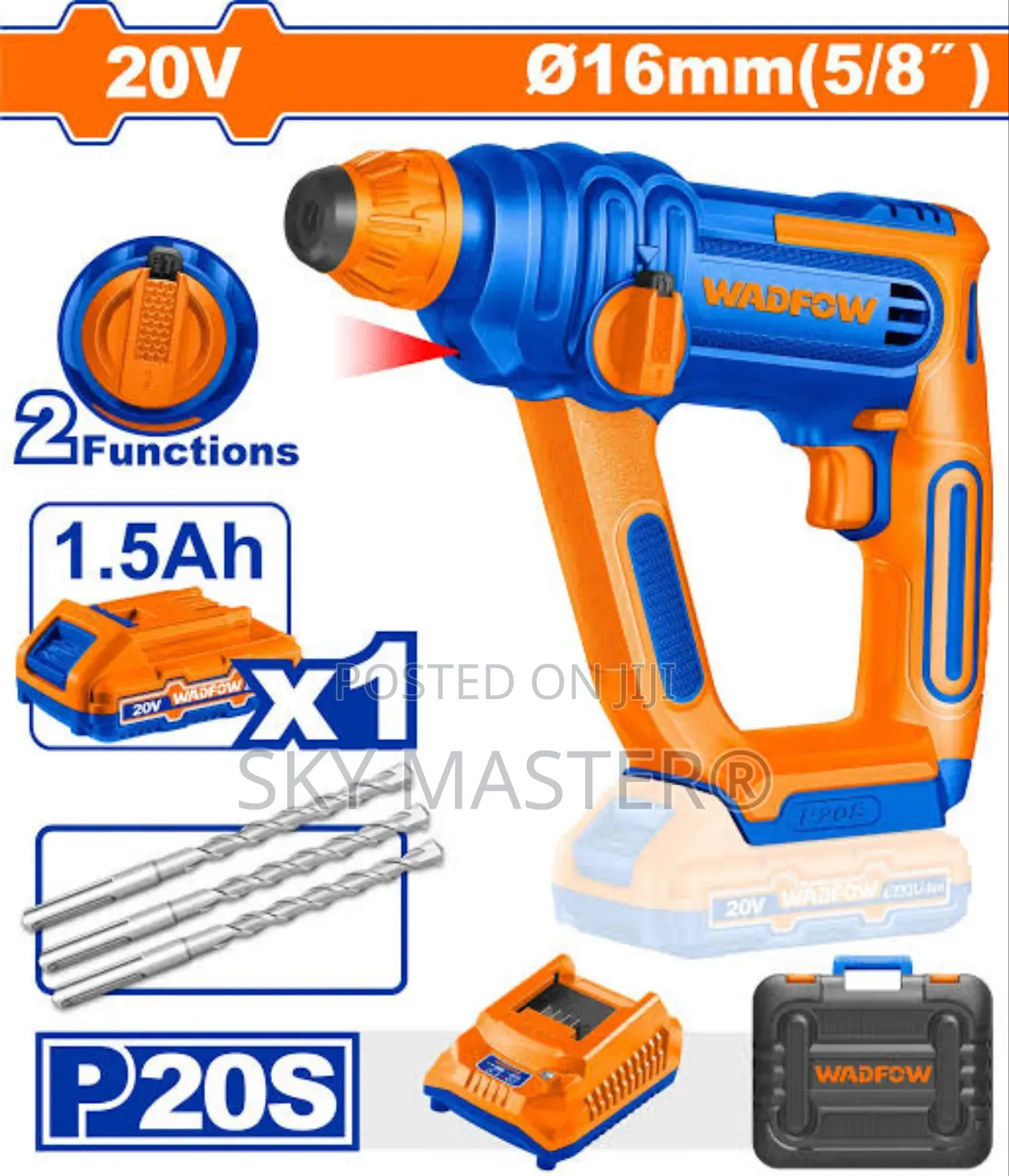 16mm Cordless Rotary Hammer