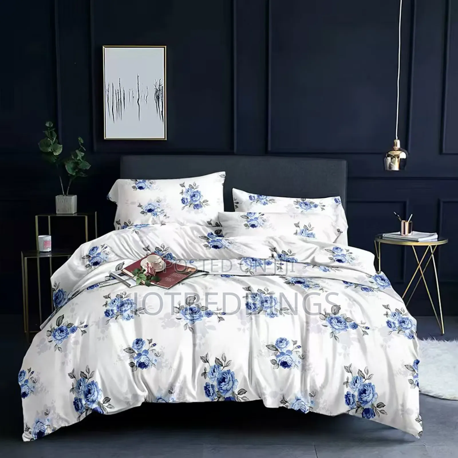 Colourful Duvet, Bedsheet With 4 Pillow Cases