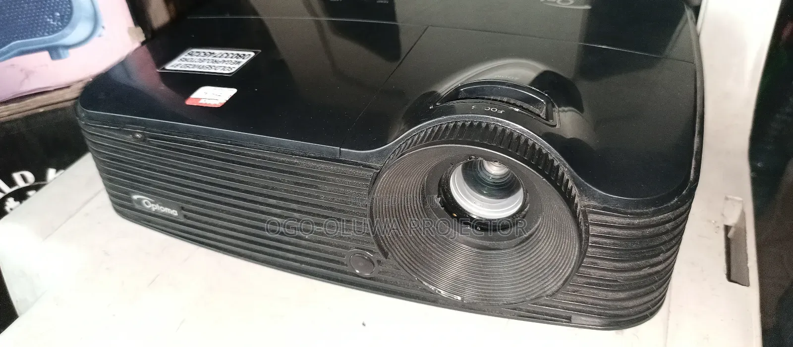Black Optoma Projector