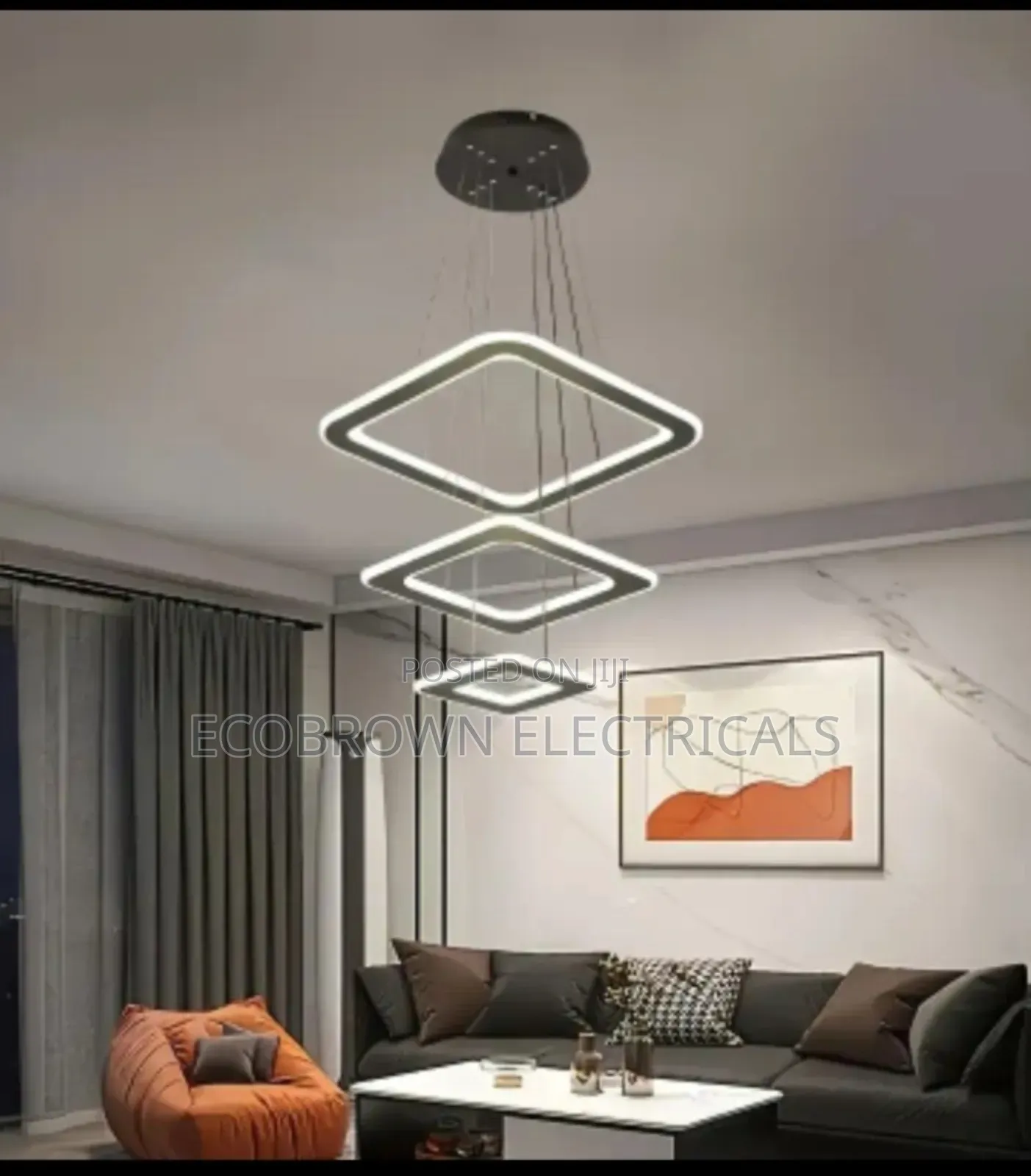 Square Chandelier Light