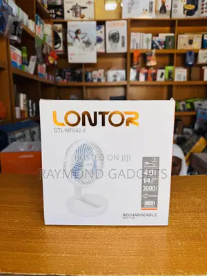 Lontor Rechargeable Mini Fan CTL-Mf042-6, 3000mah | Foldable