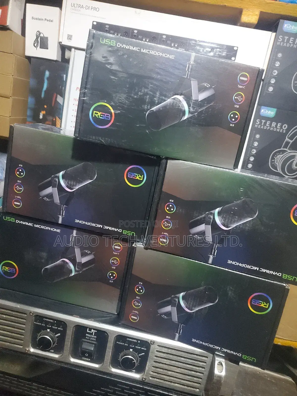 RGB Usb Dynamic Studio Mic